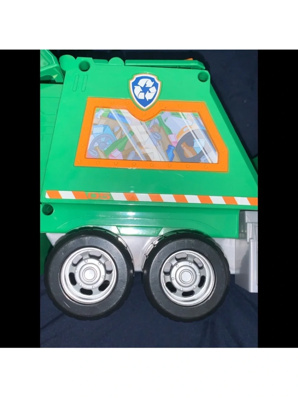 Paw Patrol Rocky Recycling Truck Garbage Vehicle Spin Master Toy
